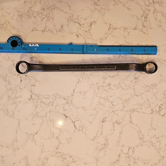 Vintage LC Drop Forged in USA Double Box End Wrench E Series 25/32 3/4" - Picture 3 of 3